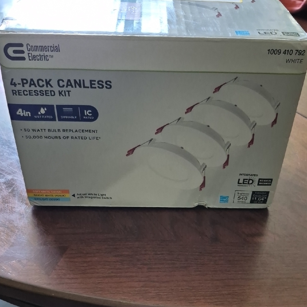 White Recessed Lantern Kit